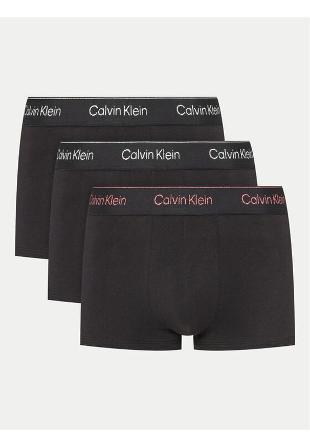 Calvin Klein Underwear Komplet 3 par bokserek 000NB4076A Czarny. Kolor: czarny. Materiał: bawełna