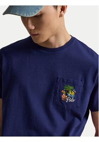 Polo Ralph Lauren T-Shirt 710B14586001 Granatowy Classic Fit. Typ kołnierza: polo. Kolor: niebieski. Materiał: bawełna #2