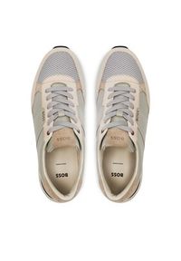 BOSS - Boss Sneakersy Jace Runn Lmme 50517307 Szary. Kolor: szary. Materiał: skóra #4