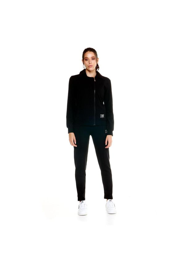 LEONE 1947 APPAREL - Damski kombinezon do hulajnogi Leone. Kolor: czarny. Materiał: tkanina, dresówka. Sport: fitness