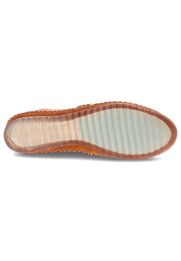 Pomarańczowe Półbuty Armodo Skórzane Wygodne Buty. Okazja: na co dzień. Kolor: pomarańczowy. Materiał: skóra. Szerokość cholewki: normalna. Styl: casual