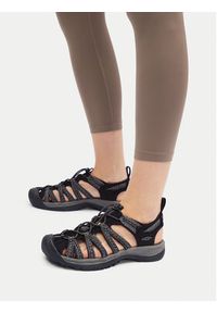keen - Keen Sandały Whisper W 1028815 Czarny. Kolor: czarny. Materiał: materiał #7