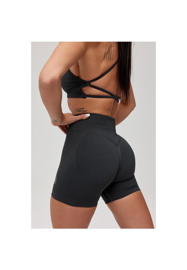 ROUGH RADICAL - Damskie spodenki bezszwowe Rough Radical Seamless Glow Shorts. Kolor: szary. Sport: fitness