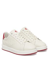 Lauren Ralph Lauren - LAUREN RALPH LAUREN Sneakersy 802959226003 Biały. Kolor: biały. Materiał: skóra #3