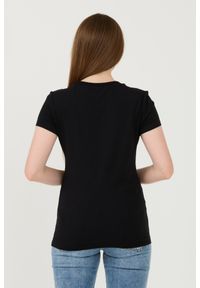 Guess - GUESS Czarny damski t-shirt Sangallo Tee, Rozmiar M. Kolor: czarny #7