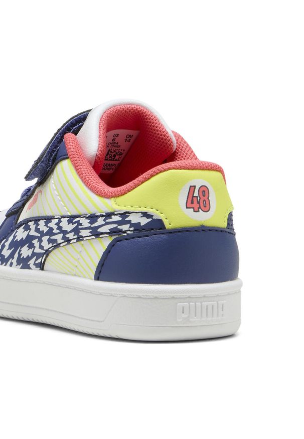 Puma - Sneakersy dla małych dzieci PUMA Caven 2.0 Poised 2 PUMA. Kolor: niebieski, wielokolorowy, biały, żółty. Sezon: lato. Sport: turystyka piesza