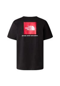 Koszulka sportowa męska The North Face Redbox. Kolor: czarny. Materiał: bawełna