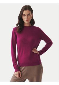 Tatuum Sweter Indi T2434.096B Różowy Regular Fit. Kolor: różowy. Materiał: wełna #3