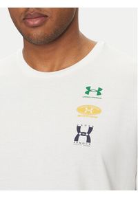 Under Armour T-Shirt EVOL Logo 1390165 Biały Regular Fit. Kolor: biały. Materiał: bawełna #4