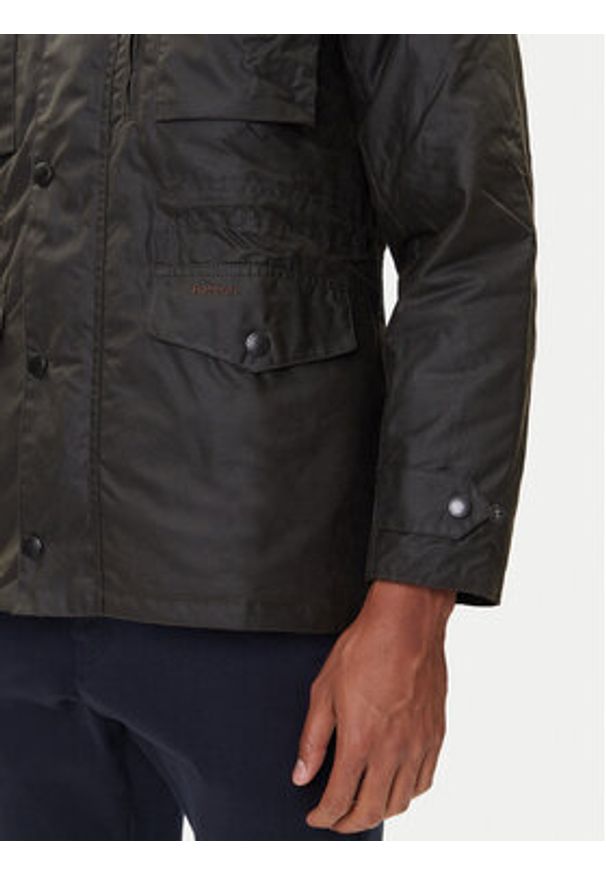 Barbour Kurtka przejściowa Sapper MWX0020OL71 Khaki Regular Fit. Kolor: brązowy. Materiał: bawełna