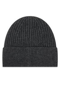 Calvin Klein Czapka Ck Metal Wool Beanie LV04D8032G Szary. Kolor: szary. Materiał: wełna, materiał