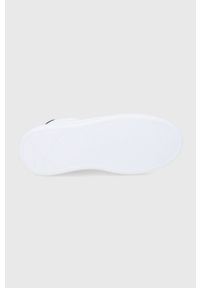 Karl Lagerfeld Buty skórzane KL52531.01S kolor biały. Nosek buta: okrągły. Zapięcie: sznurówki. Kolor: biały. Materiał: skóra #3