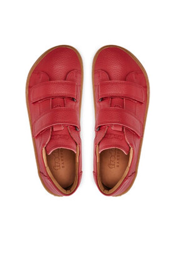 Froddo Sneakersy Barefoot Base G3130240-5 DD Czerwony. Kolor: czerwony. Materiał: skóra
