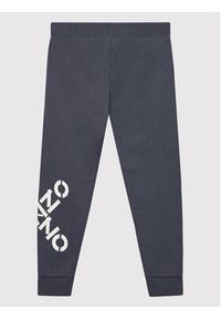 Kenzo kids - Kenzo Kids Spodnie dresowe K24226 Szary Regular Fit. Kolor: szary. Materiał: bawełna #3