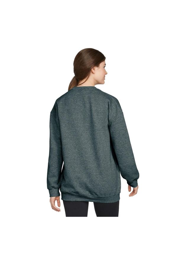 GILDAN - Bluza Polarowa Unisex Dla Dorosłych Softstyle Heather Midweight Fleece Top. Kolor: szary. Materiał: polar. Sezon: zima