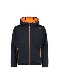 Kurtka z kapturem dla dziecka CMP. Typ kołnierza: kaptur. Kolor: niebieski. Materiał: softshell. Styl: sportowy #1