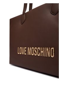 Love Moschino - LOVE MOSCHINO Torebka JC4395PP0NKD031A Brązowy. Kolor: brązowy. Materiał: skórzane #4