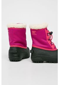 sorel - Sorel - Śniegowce dziecięce Childrens Cumberland. Nosek buta: okrągły. Zapięcie: sznurówki. Materiał: syntetyk, materiał. Szerokość cholewki: normalna. Sezon: zima #4