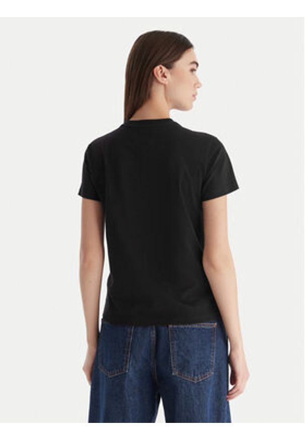 Tommy Jeans T-Shirt Party Flag DW0DW21965 Czarny Regular Fit. Kolor: czarny. Materiał: bawełna