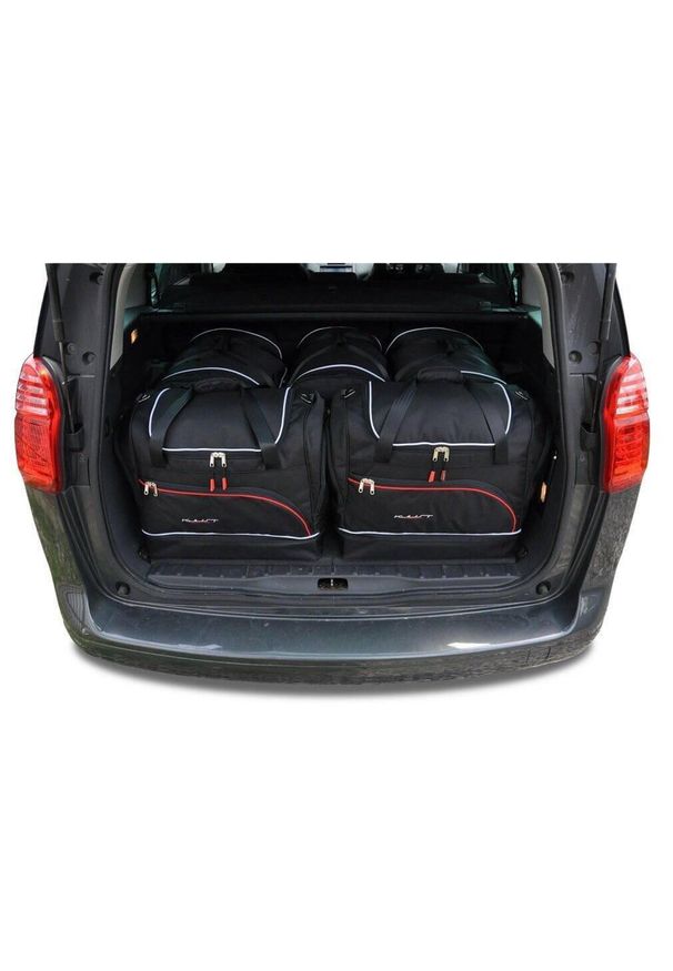 KJUST - Torby Do Bagażnika Peugeot 5008 2009-2016 5Szt Kjust. Kolor: czarny. Styl: sportowy