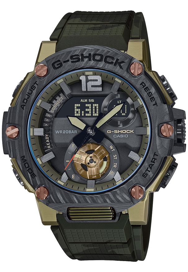 G-Shock - G-SHOCK PROMOCJA ZEGAREK G-STEEL GST-B300XB-1A3ER. Rodzaj zegarka: cyfrowe. Materiał: tworzywo sztuczne. Styl: sportowy