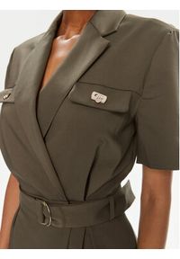 Morgan Kombinezon 241-SHUPA Brązowy Regular Fit. Kolor: brązowy. Materiał: bawełna #6