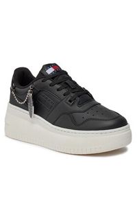 Tommy Jeans Sneakersy Tjw Retro Basket Flatform Charm EN0EN02421 Czarny. Kolor: czarny. Materiał: skóra #3