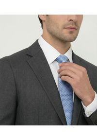 Krawat Męski - Angelo di Monti - Niebieski z Drobnym Wzorkiem. Kolor: niebieski. Materiał: tkanina. Styl: elegancki, wizytowy #4