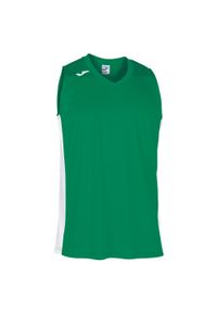 Koszulka koszykarska męska Joma Cancha III. Kolor: zielony, biały, wielokolorowy. Sport: koszykówka