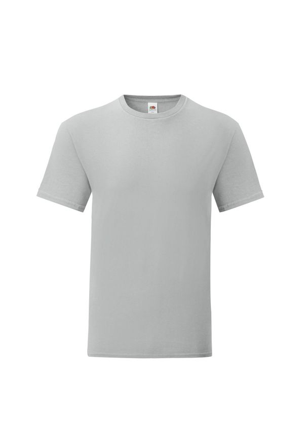 FRUIT OF THE LOOM - Kultowa Koszulka Unisex Dla Dorosłych. Kolor: szary. Sport: turystyka piesza