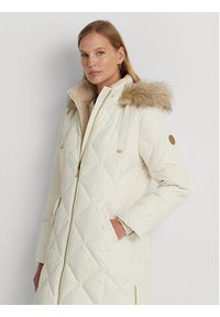 Lauren Ralph Lauren Kurtka puchowa 297928111004 Écru Regular Fit. Materiał: puch, syntetyk