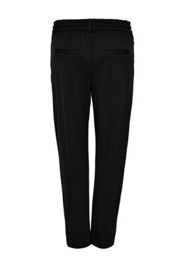 only - ONLY Spodnie materiałowe Poptrash 15115847 Czarny Regular Fit. Kolor: czarny. Materiał: wiskoza