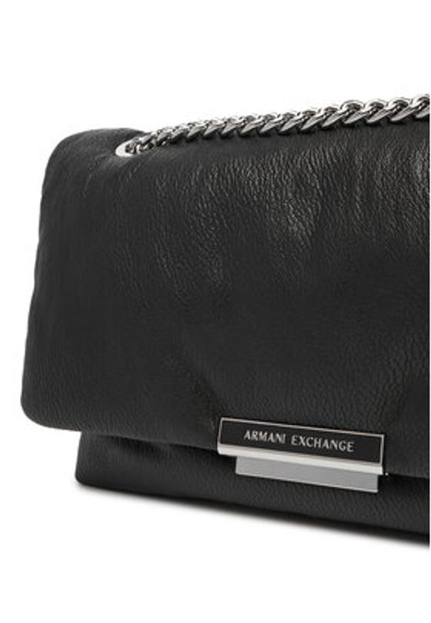 Armani Exchange Torebka XW000355 AF17240 UC001 Czarny. Kolor: czarny. Materiał: skórzane