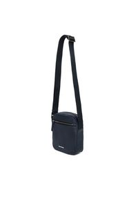 Calvin Klein Saszetka Sleek Nylon Reporter LV04D3176G Granatowy. Kolor: niebieski. Materiał: materiał #5