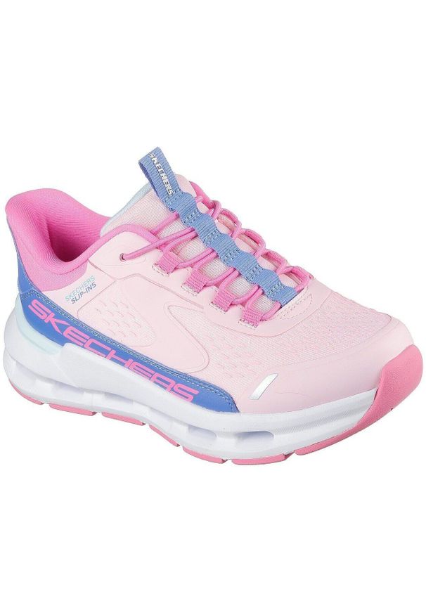 skechers - Adidasy Skechers Glide-step - Vista, Dzieci. Kolor: różowy. Materiał: materiał