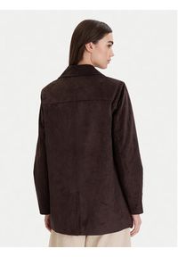 only - ONLY Płaszcz przejściowy Tulip 15356927 Brązowy Standard Fit. Kolor: brązowy. Materiał: skóra #6