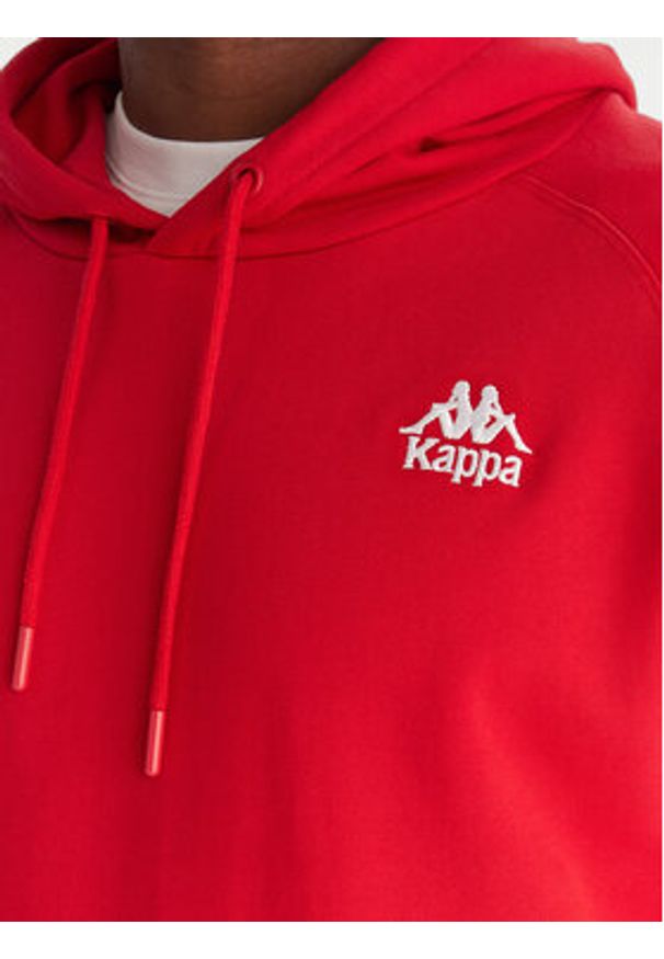 Kappa Bluza Authentic 321W7GW Czerwony Regular Fit. Kolor: czerwony. Materiał: bawełna