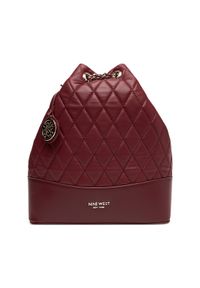 Nine West Plecak CEO-KANSAS-JH5824-NW Bordowy. Kolor: czerwony. Materiał: syntetyk, materiał