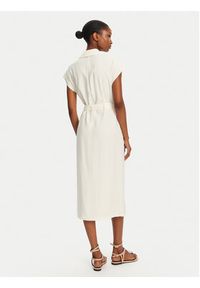 Patrizia Pepe Sukienka koszulowa 2A2870/A573-W146 Écru Regular Fit. Materiał: wiskoza. Typ sukienki: koszulowe #5