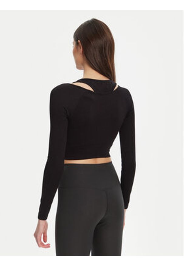 Guess Bluzka V5YP06 Z3OA0 Czarny Slim Fit. Kolor: czarny. Materiał: poliamid
