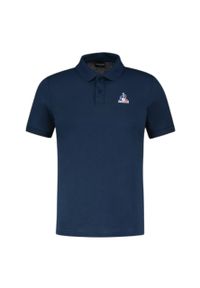 Polo Le Coq Sportif Essentiels. Typ kołnierza: polo. Kolor: niebieski