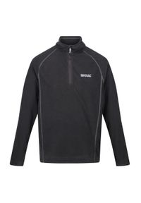 Regatta - Męski Polar Z Suwakiem Montes. Kolor: wielokolorowy, szary, fioletowy. Materiał: polar. Sezon: zima. Sport: turystyka piesza #1