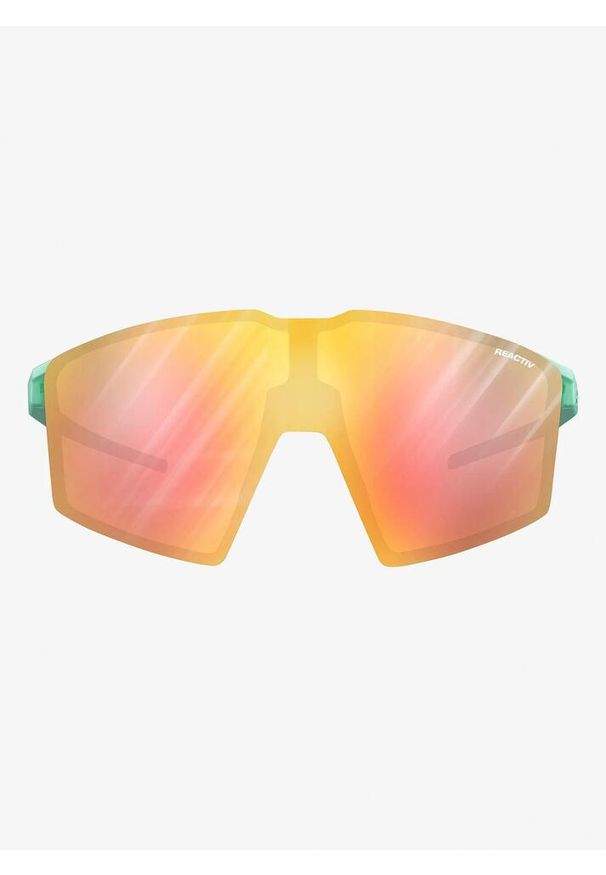 JULBO - Okulary fotochromowe na rower Julbo Edge - REACTIV 1-3 LA. Kolor: zielony. Sport: kolarstwo