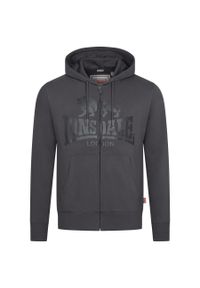 Bluza z kapturem Lonsdale Krafty. Typ kołnierza: kaptur. Kolor: brązowy, szary, wielokolorowy #1