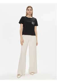 Liu Jo T-Shirt VA4156 JS923 Czarny Relaxed Fit. Kolor: czarny. Materiał: bawełna
