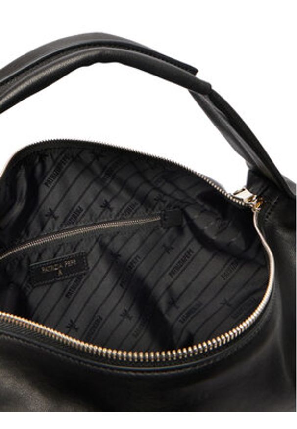 Patrizia Pepe Torebka 8B0315/L177-K103 Czarny. Kolor: czarny. Materiał: skórzane