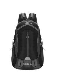 SPRINGOS - Plecak trekkingowy 60 L Springos z osłoną przeciwdeszczową. Kolor: czarny. Styl: sportowy
