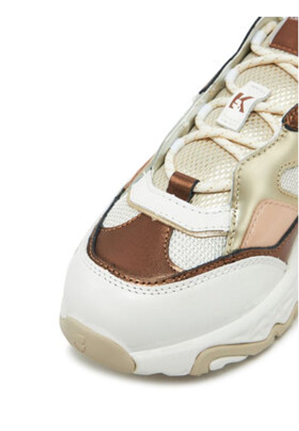 Karl Lagerfeld - KARL LAGERFELD Sneakersy Blaze KL62423M Złoty. Kolor: złoty. Materiał: skóra