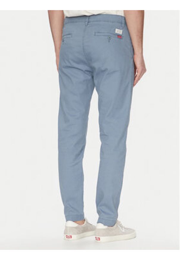 Levi's® Chinosy XX Chino Standard 17196-0155 Niebieski Tapered Fit. Kolor: niebieski. Materiał: bawełna
