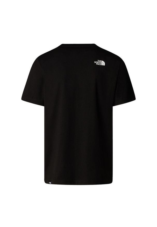The North Face - T-shirt sportowy z krótkim rękawem męski M S/S Fine Tee. Kolor: czarny. Długość rękawa: krótki rękaw. Długość: krótkie